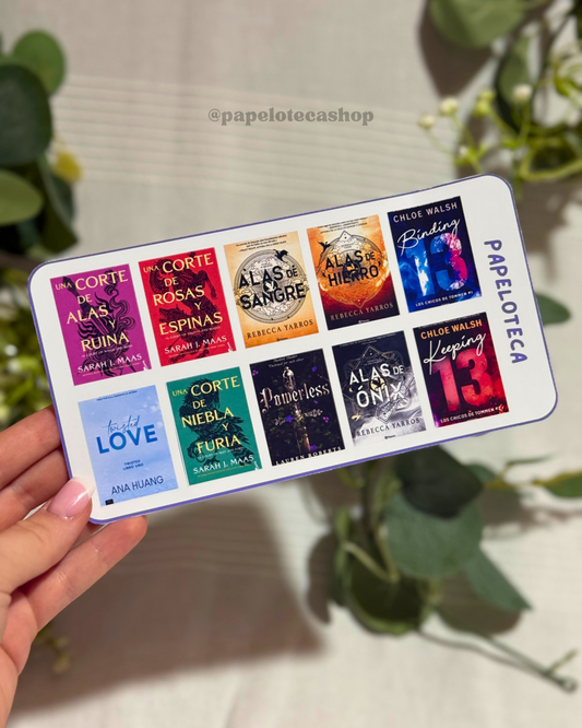 PACK DE 10 PEGATINAS LITERARIAS PERSONALIZADAS