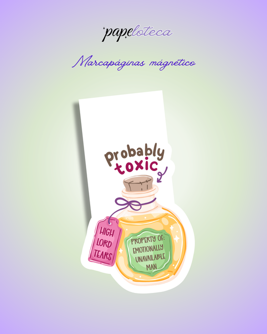 MAGNETIC BOOKMARKS PROBABLY TOXIC