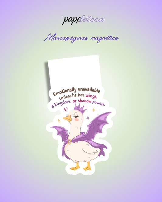 MAGNETIC BOOKMARKS KING DUCK