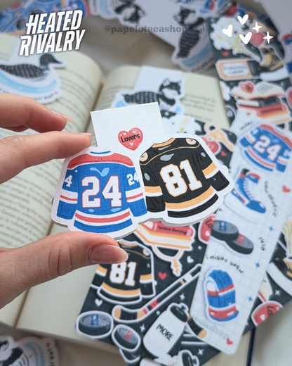 MAGNETIC BOOKMARKS HEATED RIVALRY TSHIRT