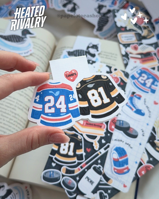 MAGNETIC BOOKMARKS HEATED RIVALRY TSHIRT