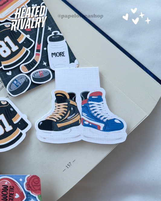 MAGNETIC BOOKMARKS HEATED RIVALRY SKATES