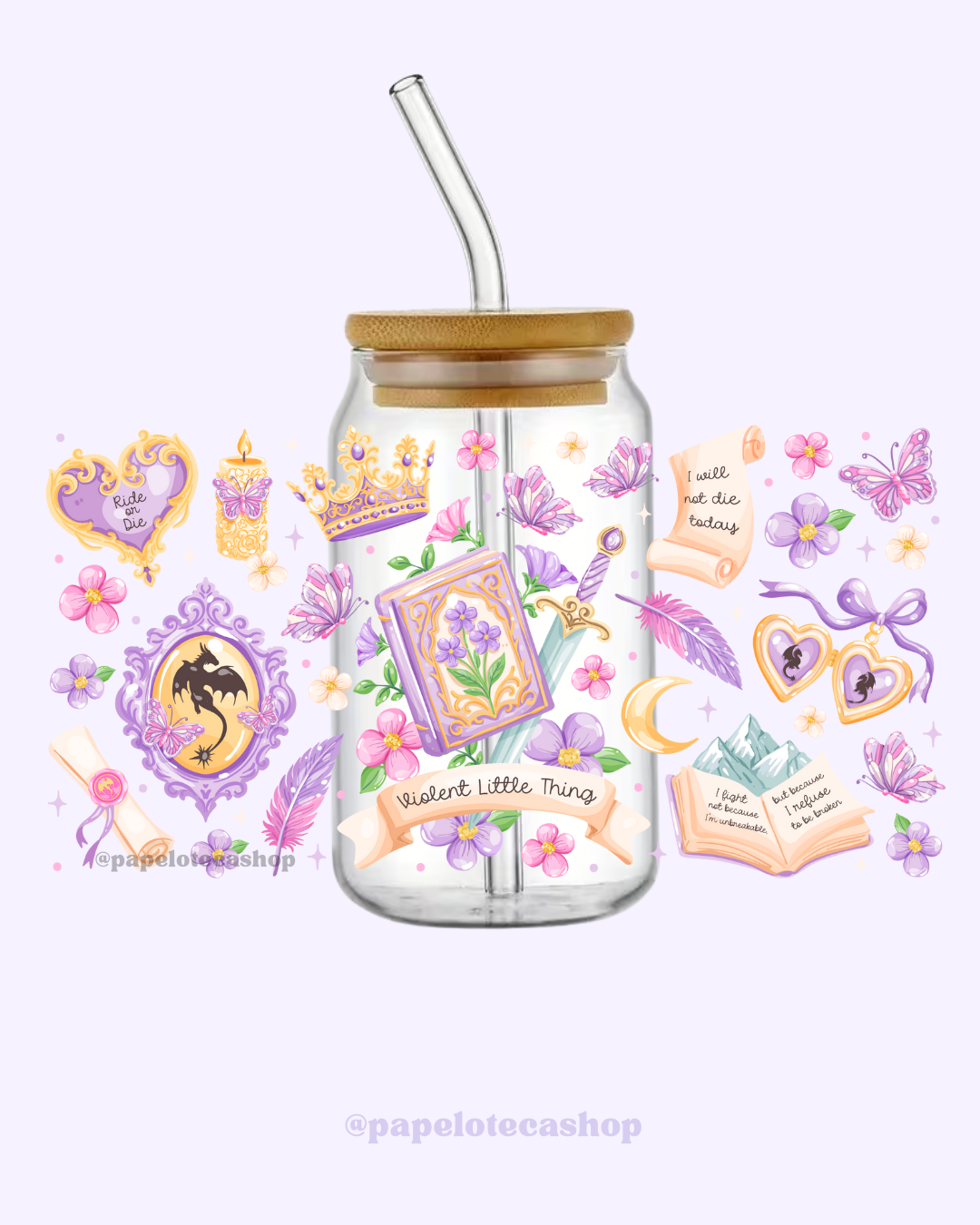 VASO CRISTAL VIOLET