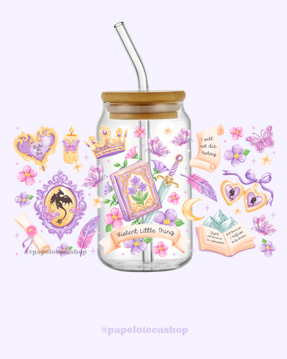 VASO CRISTAL VIOLET