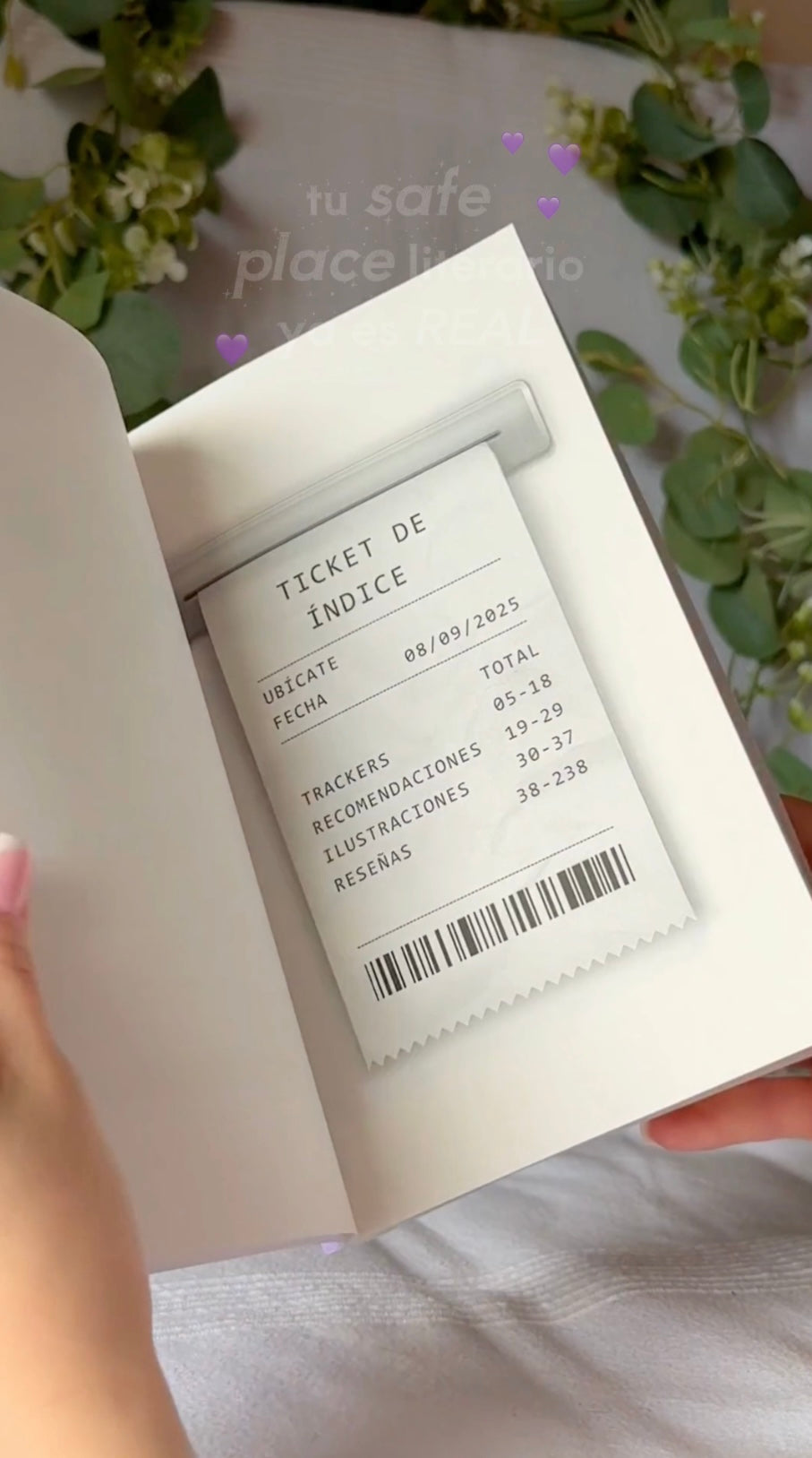 The reading journal / Diario de lectura