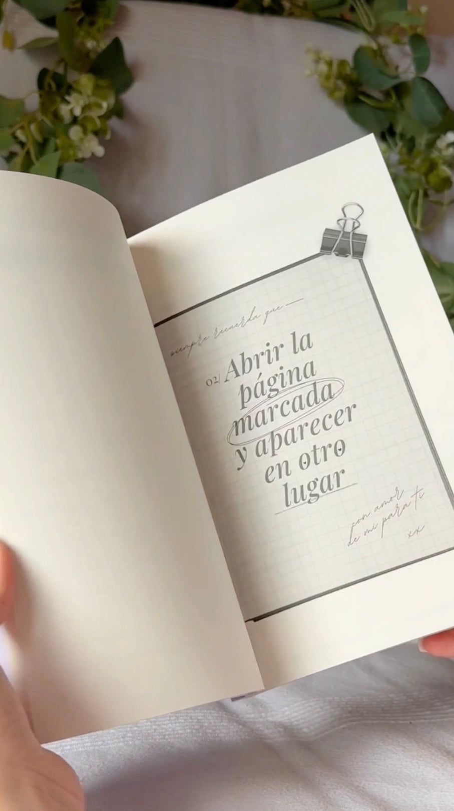 The reading journal / Diario de lectura