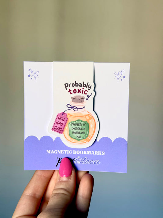 MAGNETIC BOOKMARKS PROBABLY TOXIC