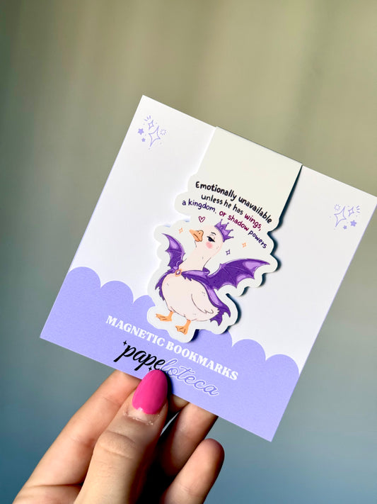 MAGNETIC BOOKMARKS KING DUCK